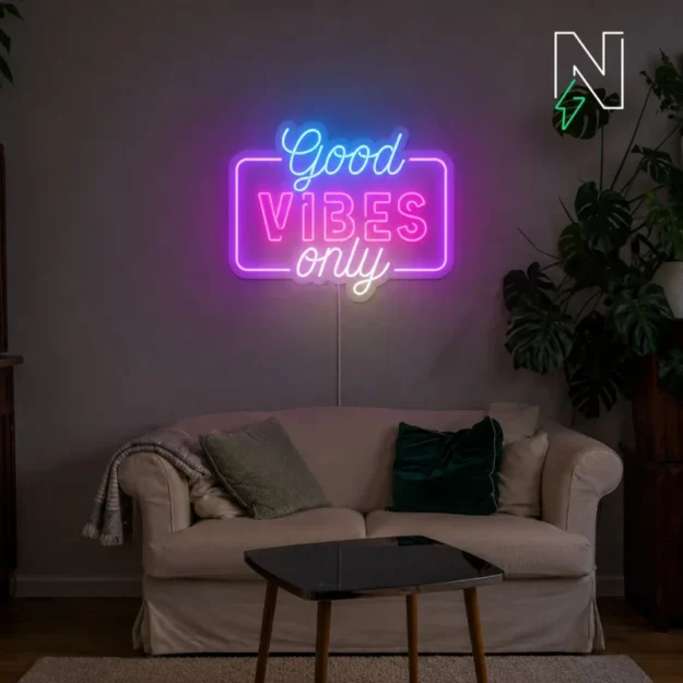 Good Vibes Only Neon Sign